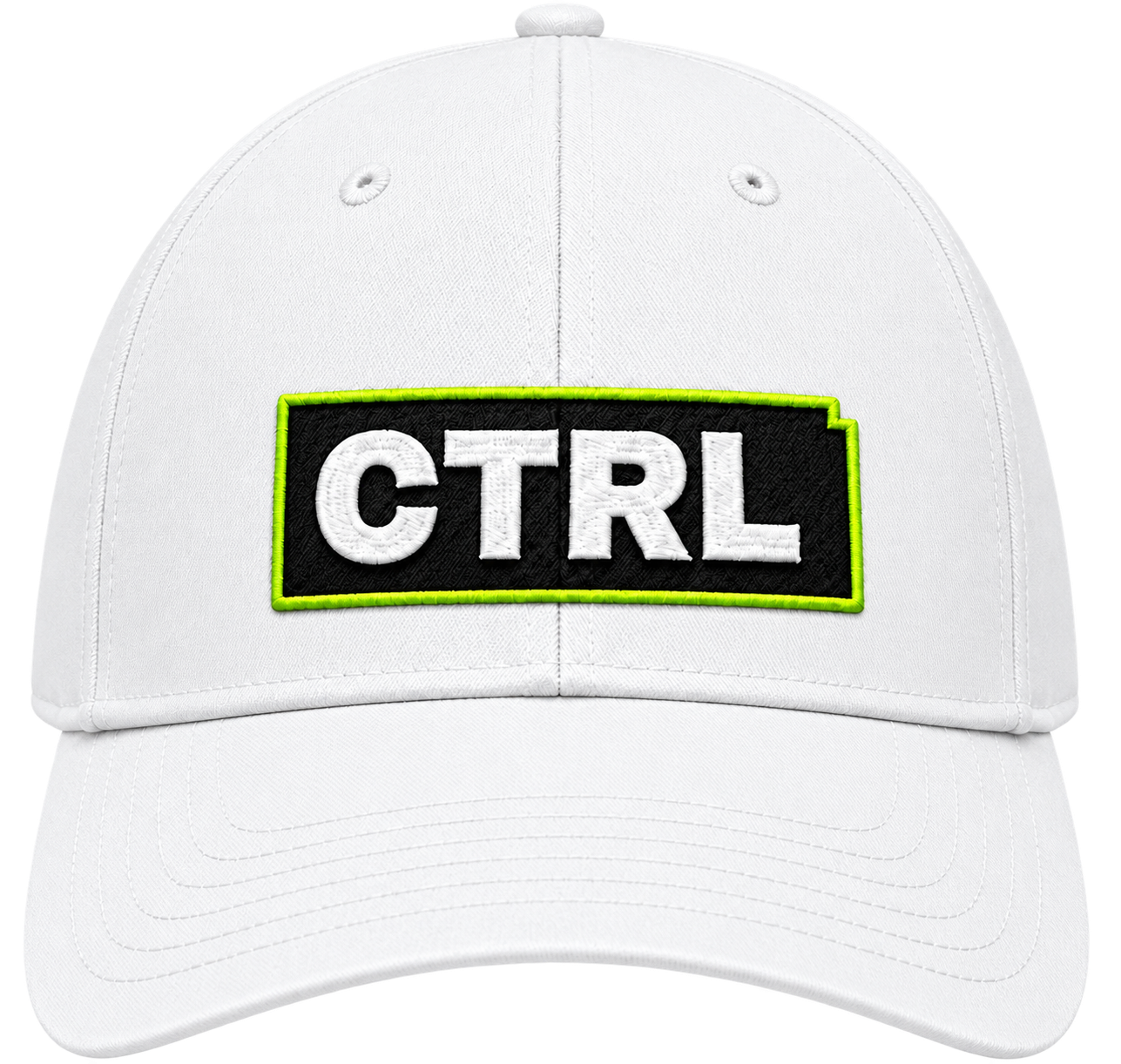 White CTRL logo baseball cap